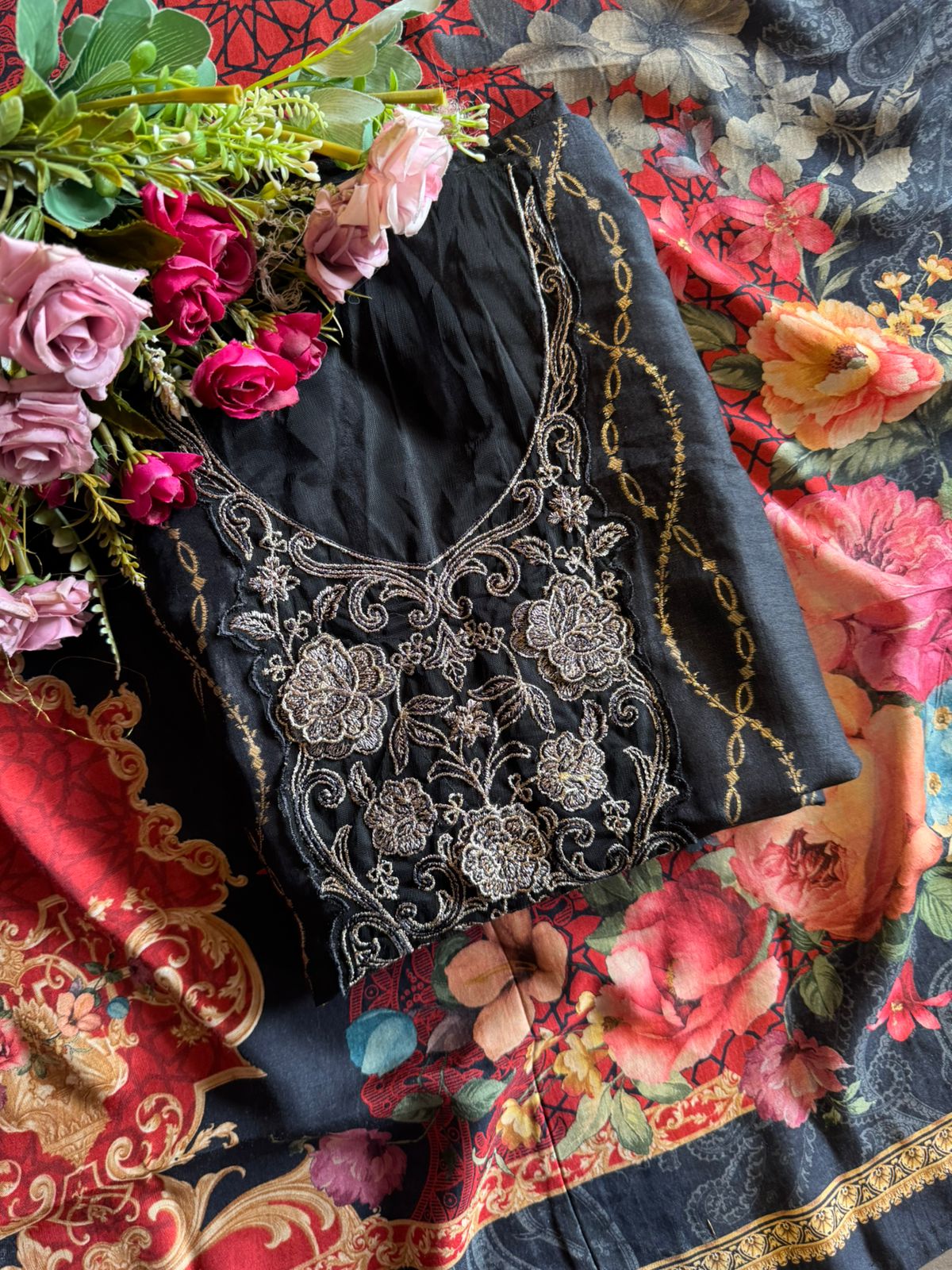 Pure silk Shirt unstitched