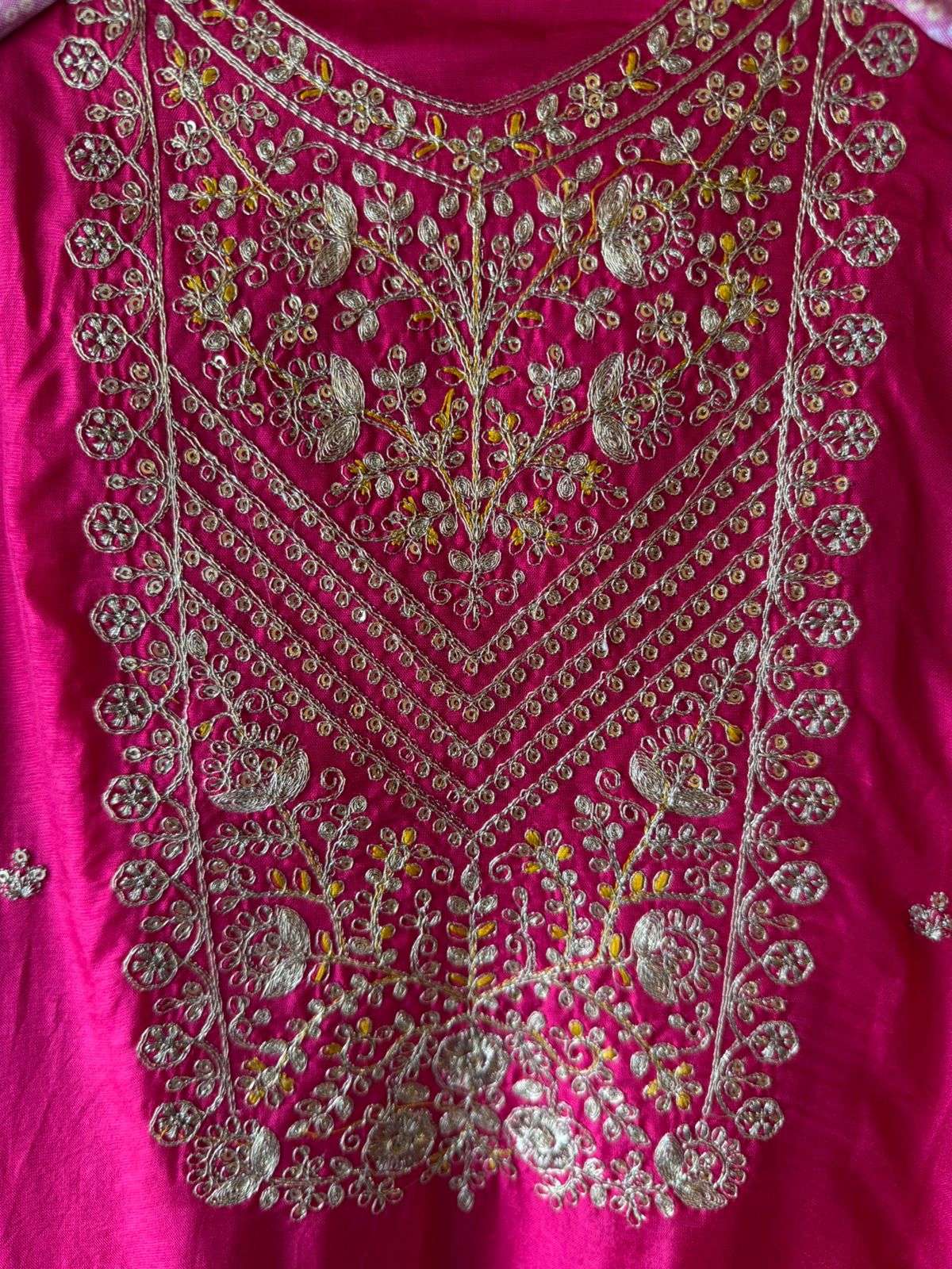 Pure Silk Shirt with Beautiful Dori