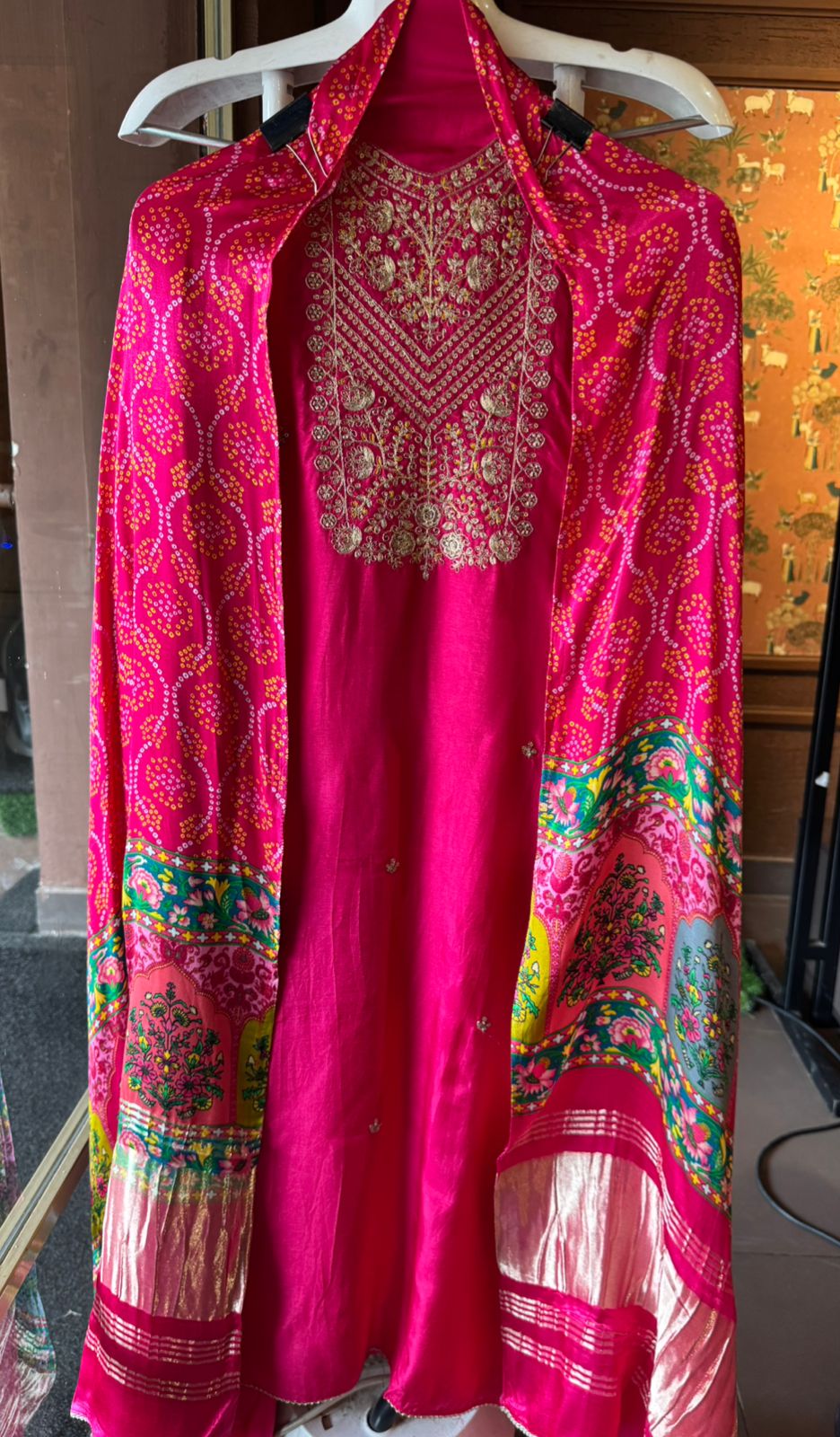 Pure Silk Shirt with Beautiful Dori