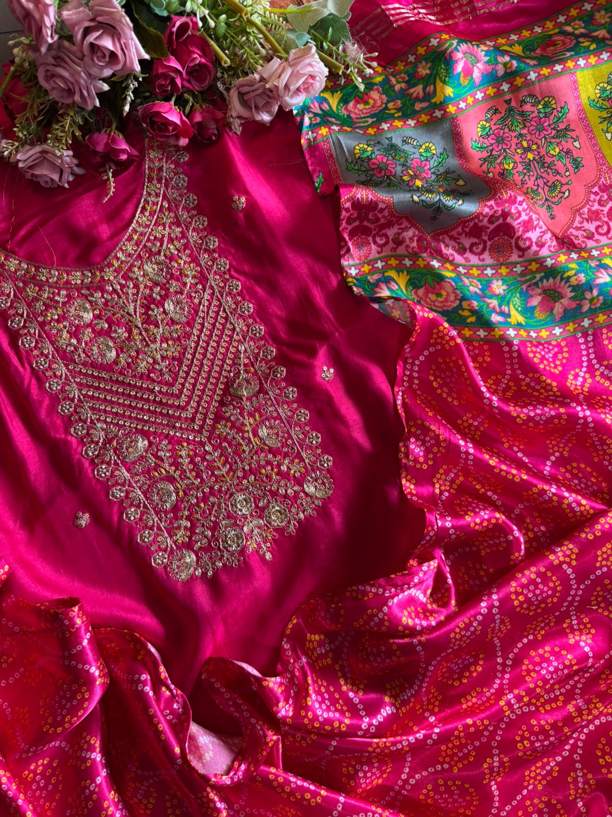 Pure Silk Shirt with Beautiful Dori