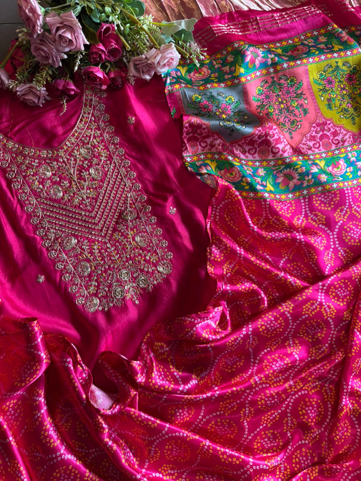 Pure Silk Shirt with Beautiful Dori