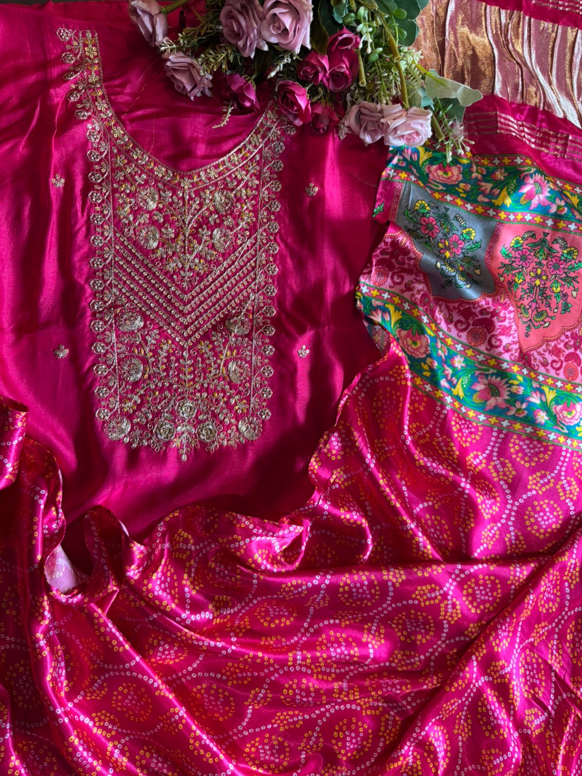 Pure Silk Shirt with Beautiful Dori