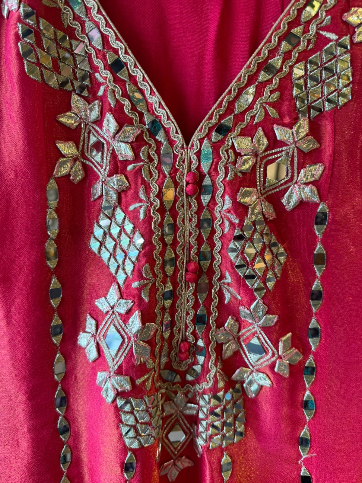 Pure shimmer tissue Stitched Anarkali