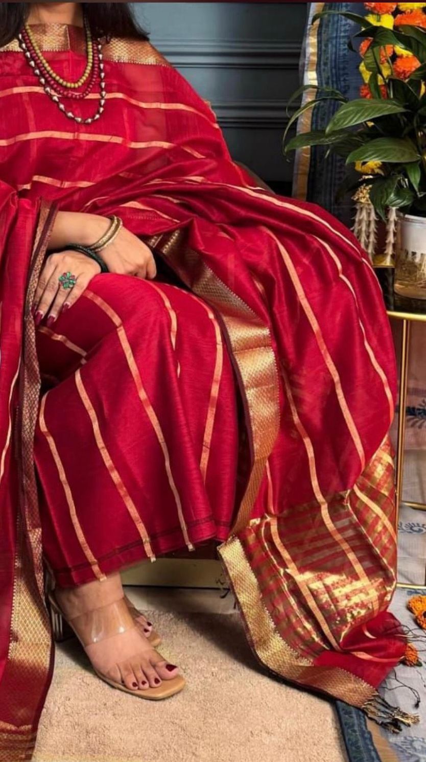 BANARASI SILK STRIPE ZARI SUITS COLLECTION