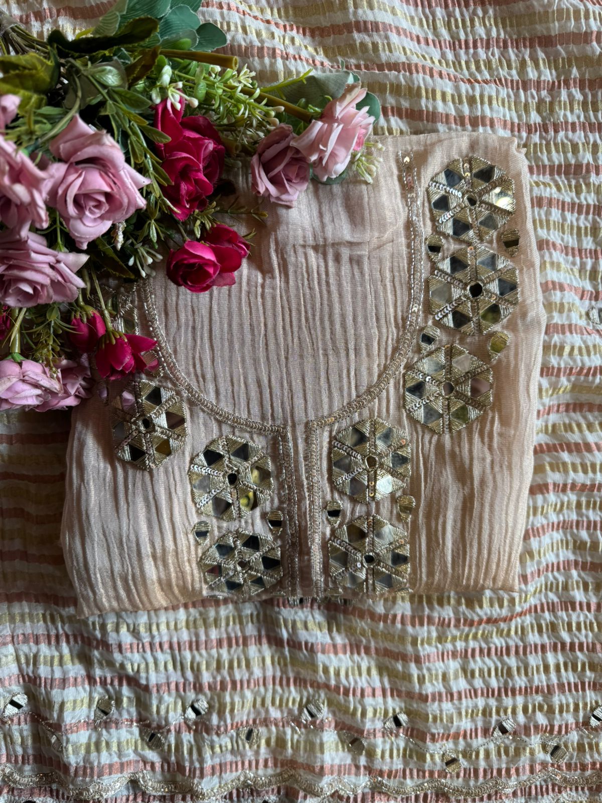 Crushed/Crinkled Tissue shirt