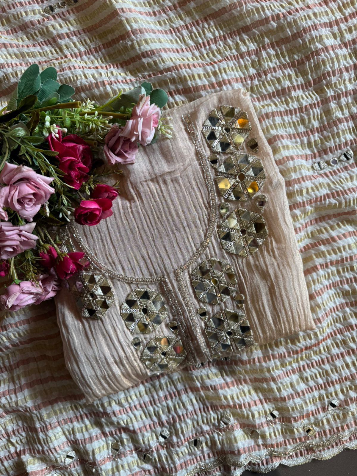 Crushed/Crinkled Tissue shirt