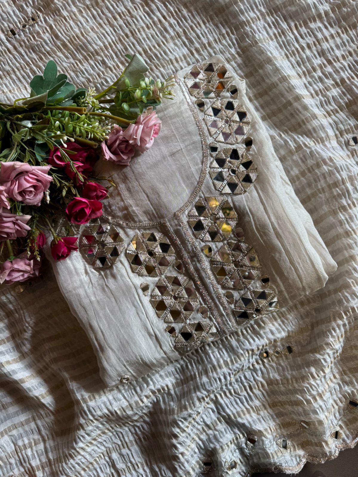 Crushed/Crinkled Tissue shirt