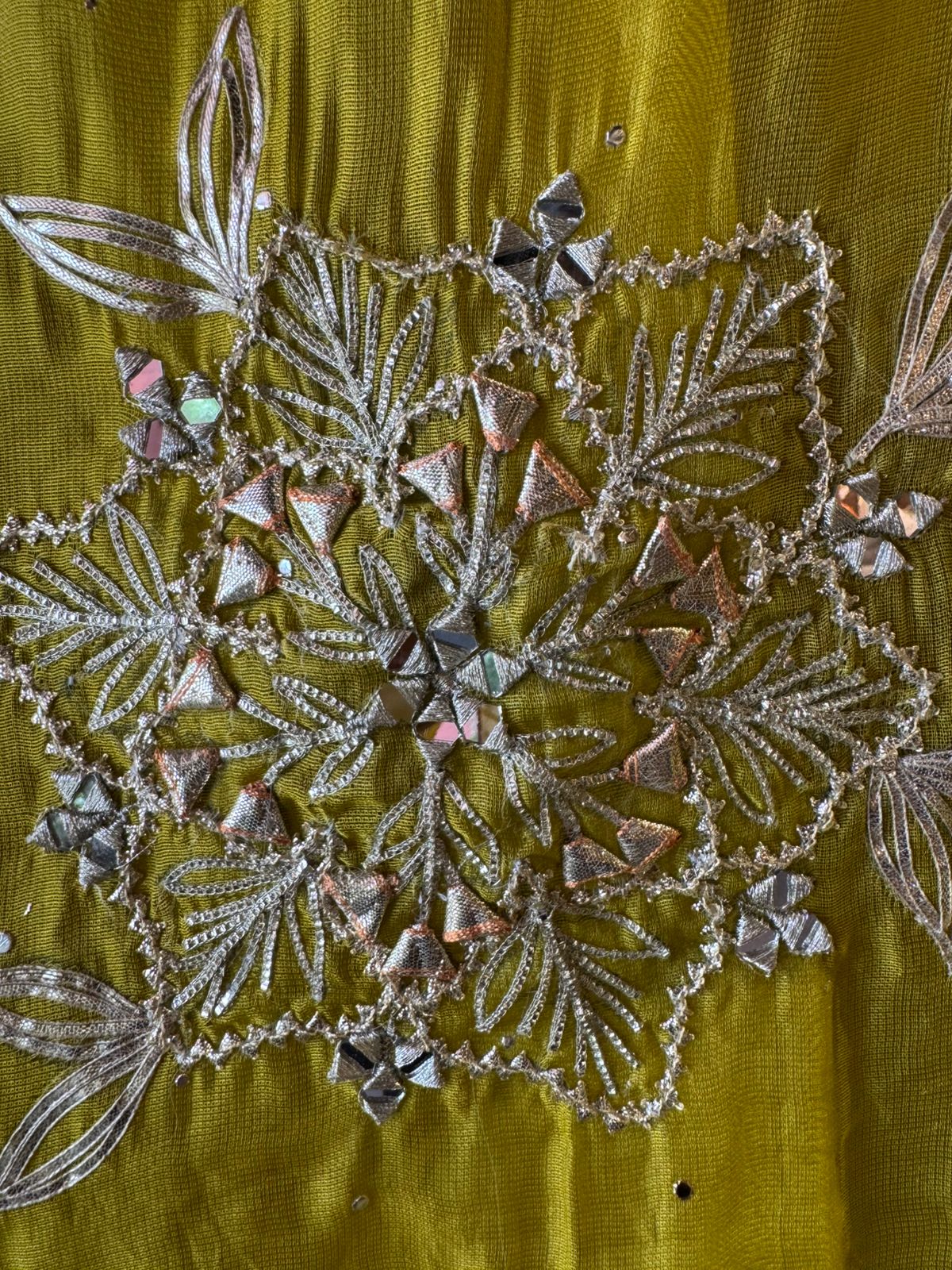 Burberry Organza tissue Unstitched Shirt