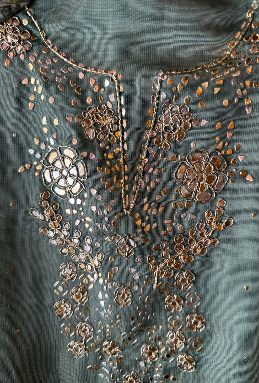 Burberry Organza tissue Unstitched Shirt