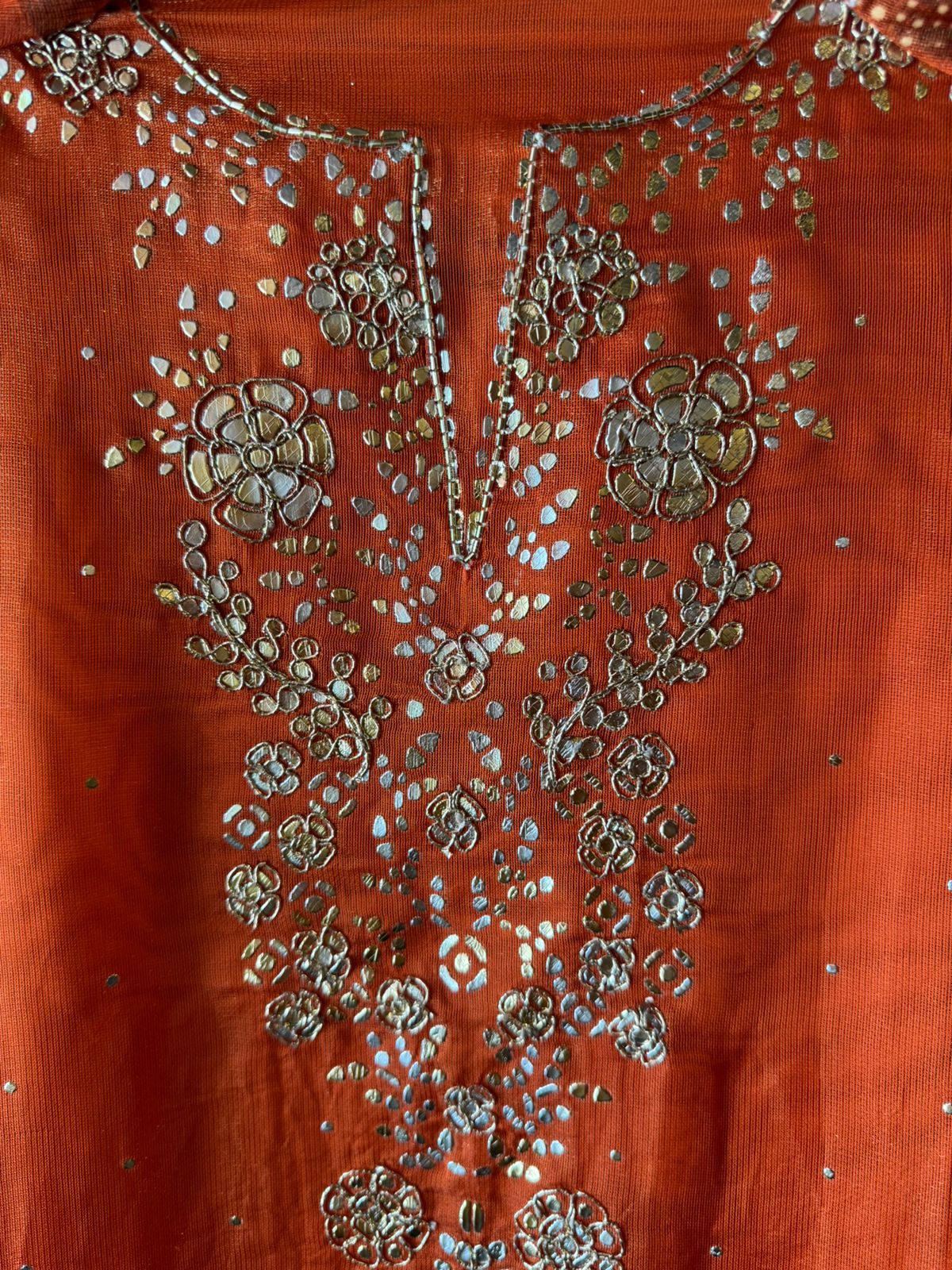 Burberry Organza tissue Unstitched Shirt