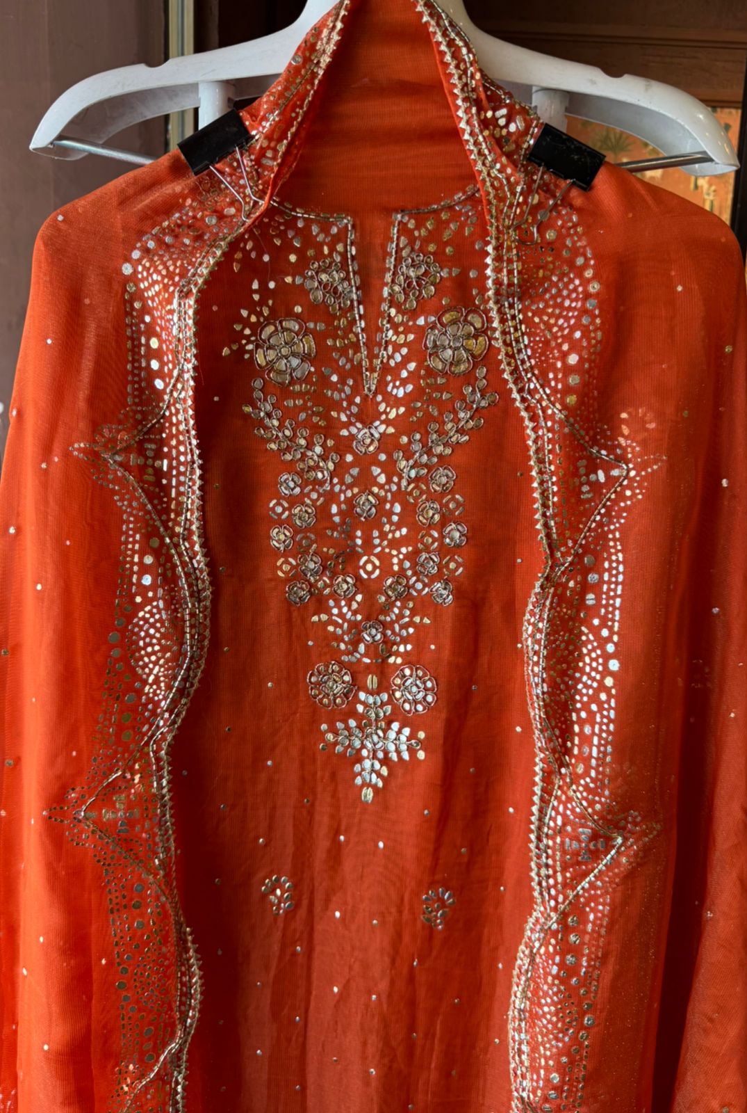 Burberry Organza tissue Unstitched Shirt