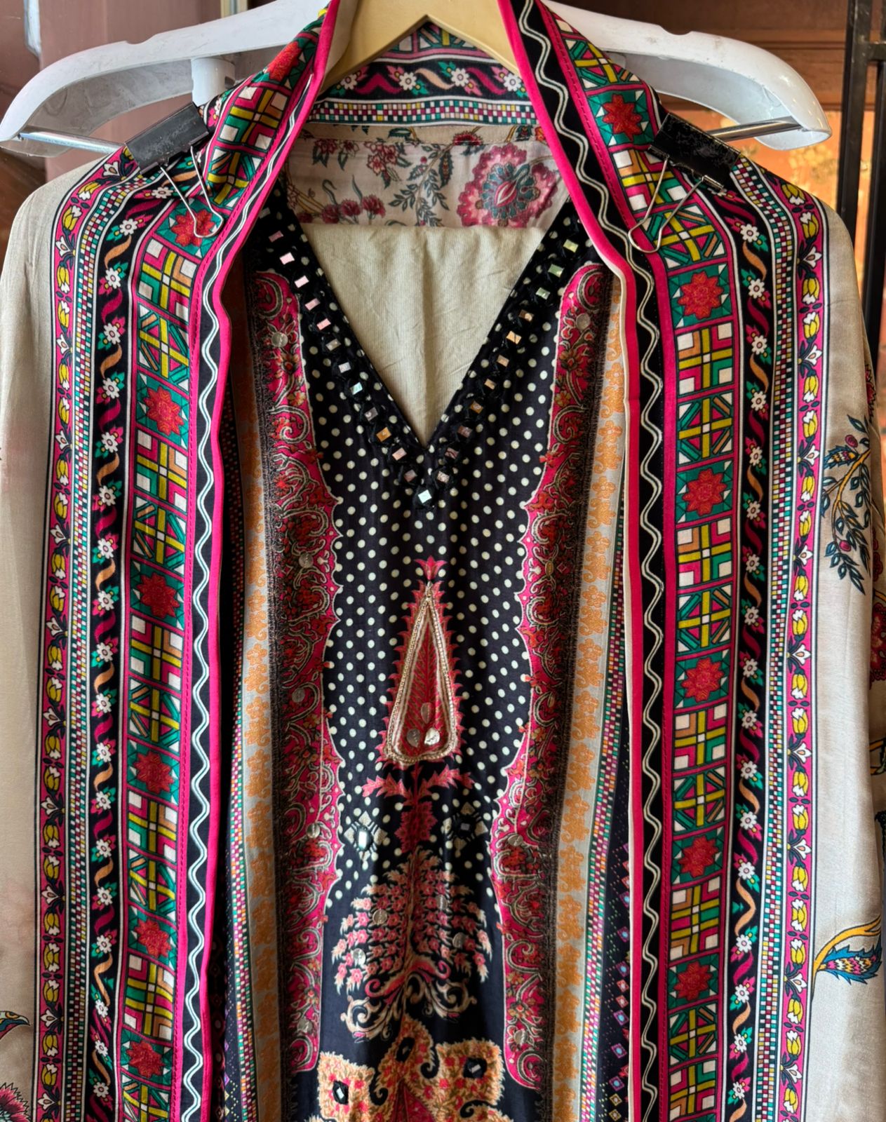 Richly detailed ethnic outfit