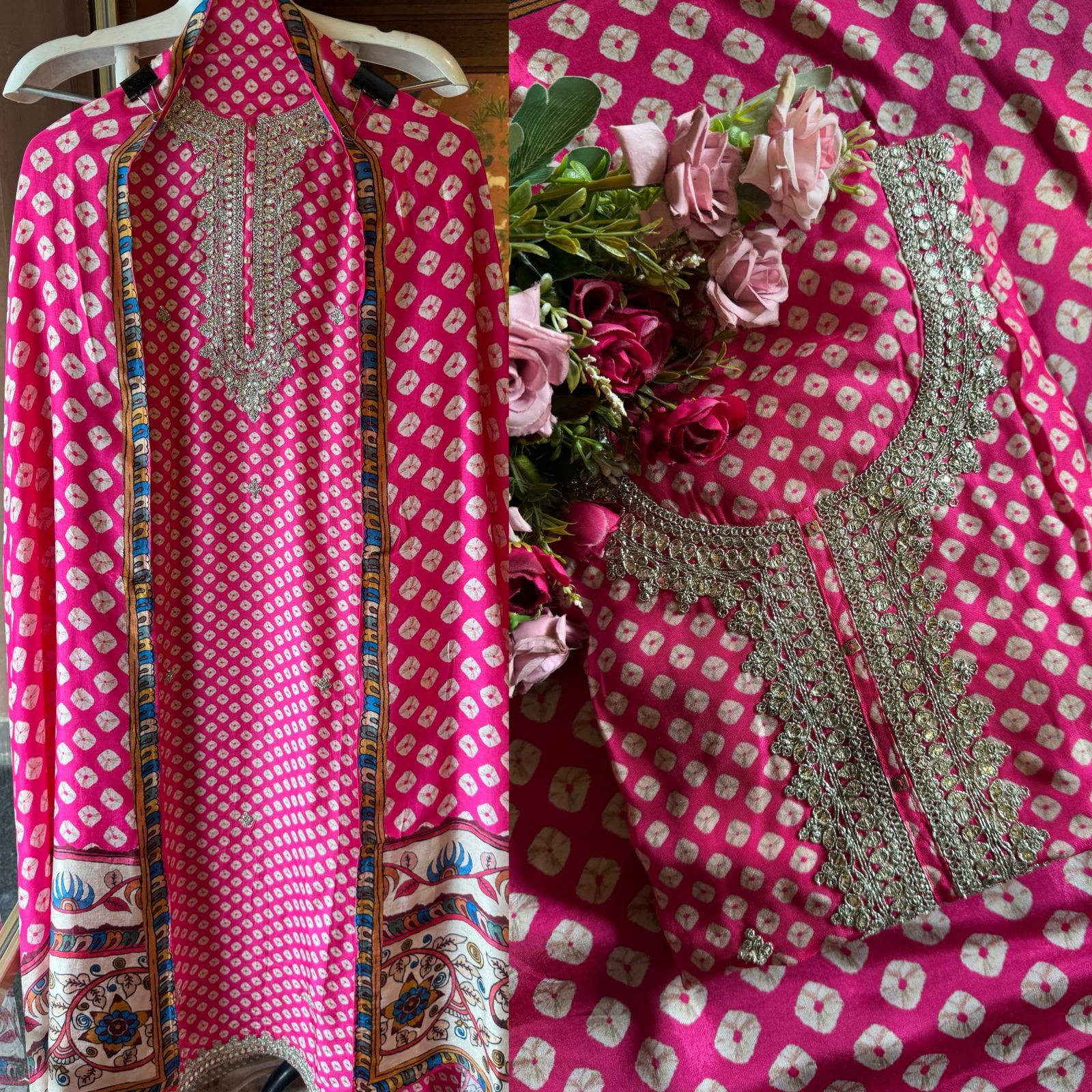 Beautiful bandhani Style