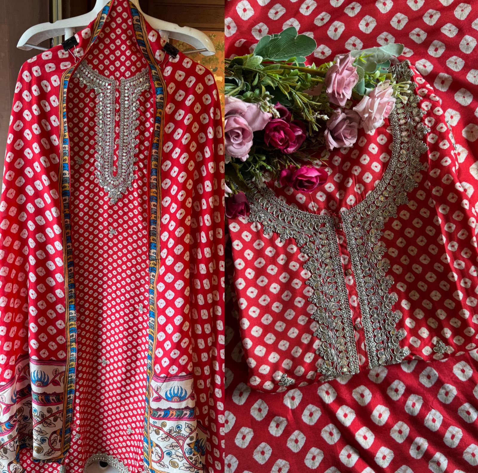 Beautiful bandhani Style