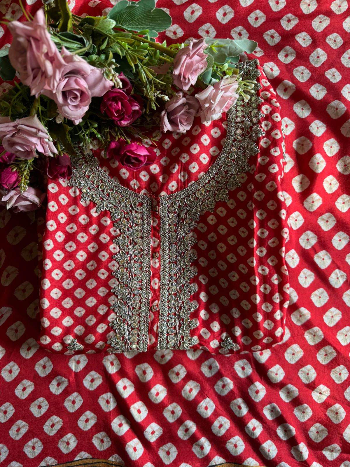 Beautiful bandhani Style