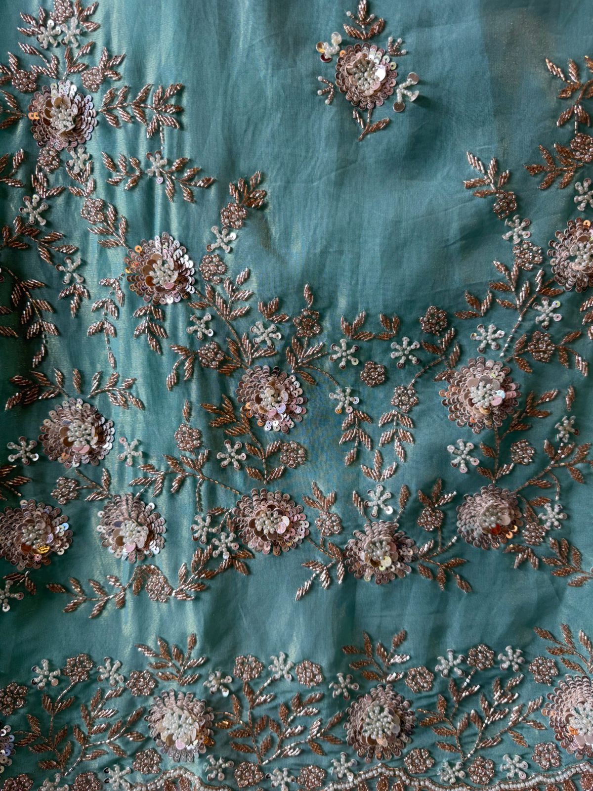 Soft shimmer tissue shirt