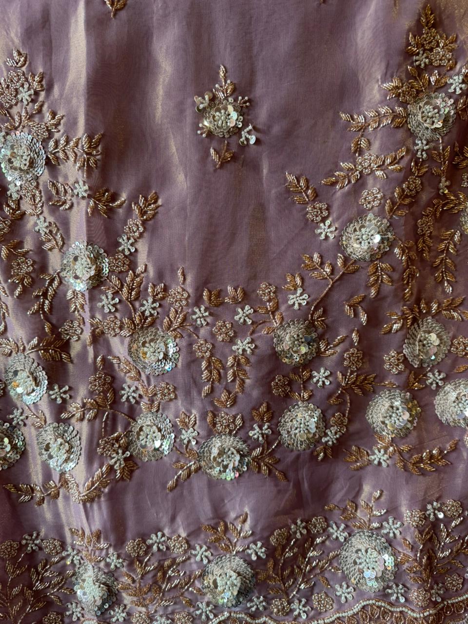 Soft shimmer tissue shirt