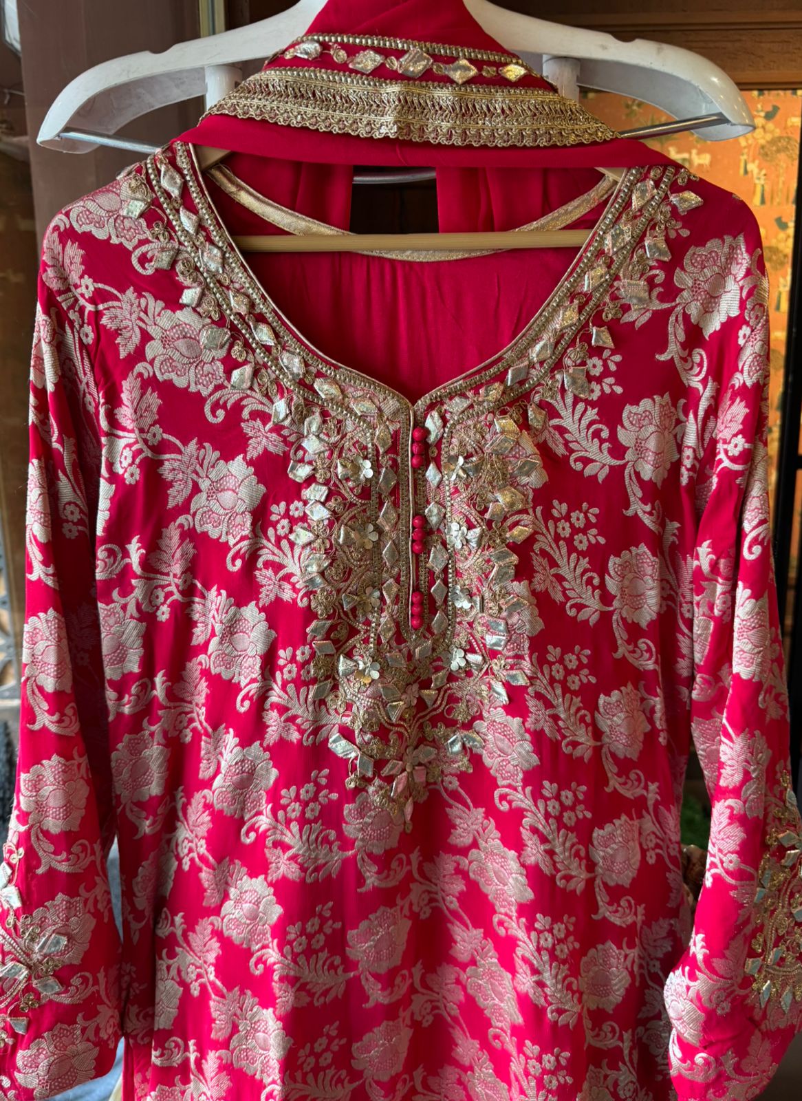 BANARSI GEORGETTE SHARARA SET