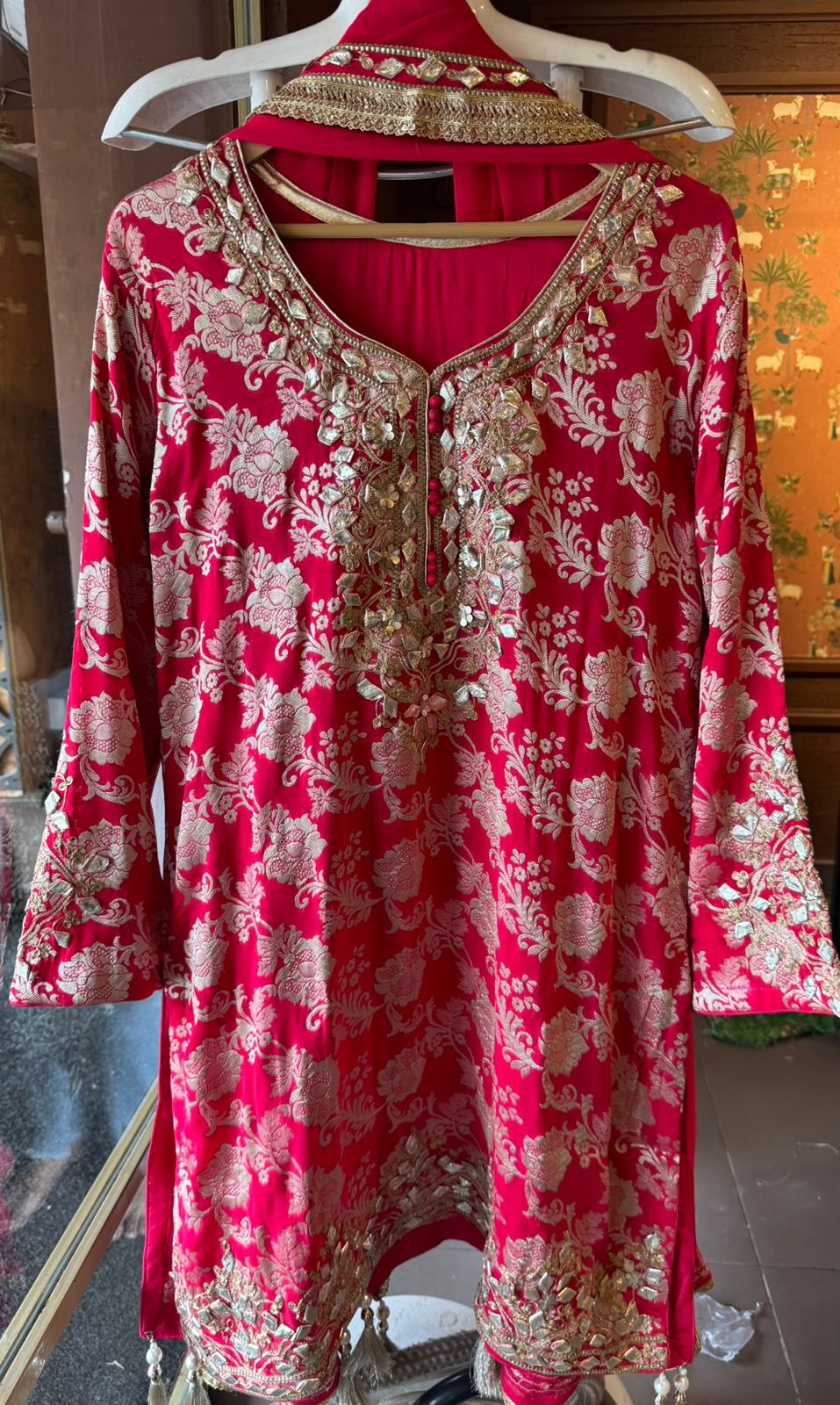 BANARSI GEORGETTE SHARARA SET