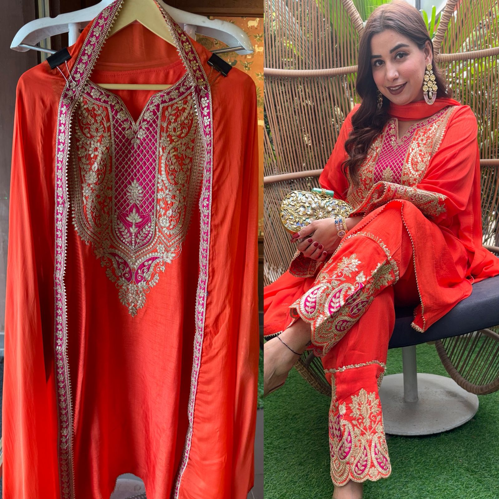 Pure 100% silk Kurta