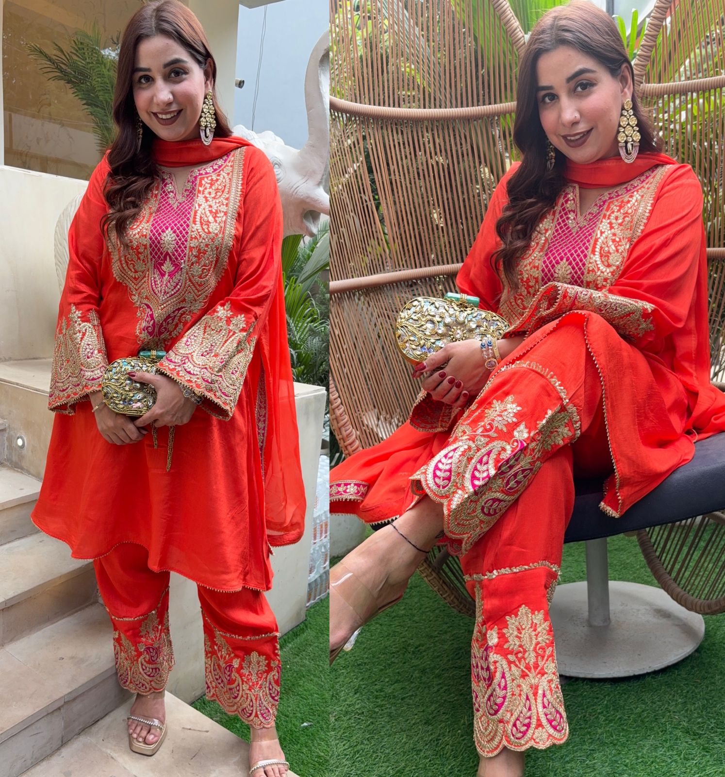 Pure 100% silk Kurta