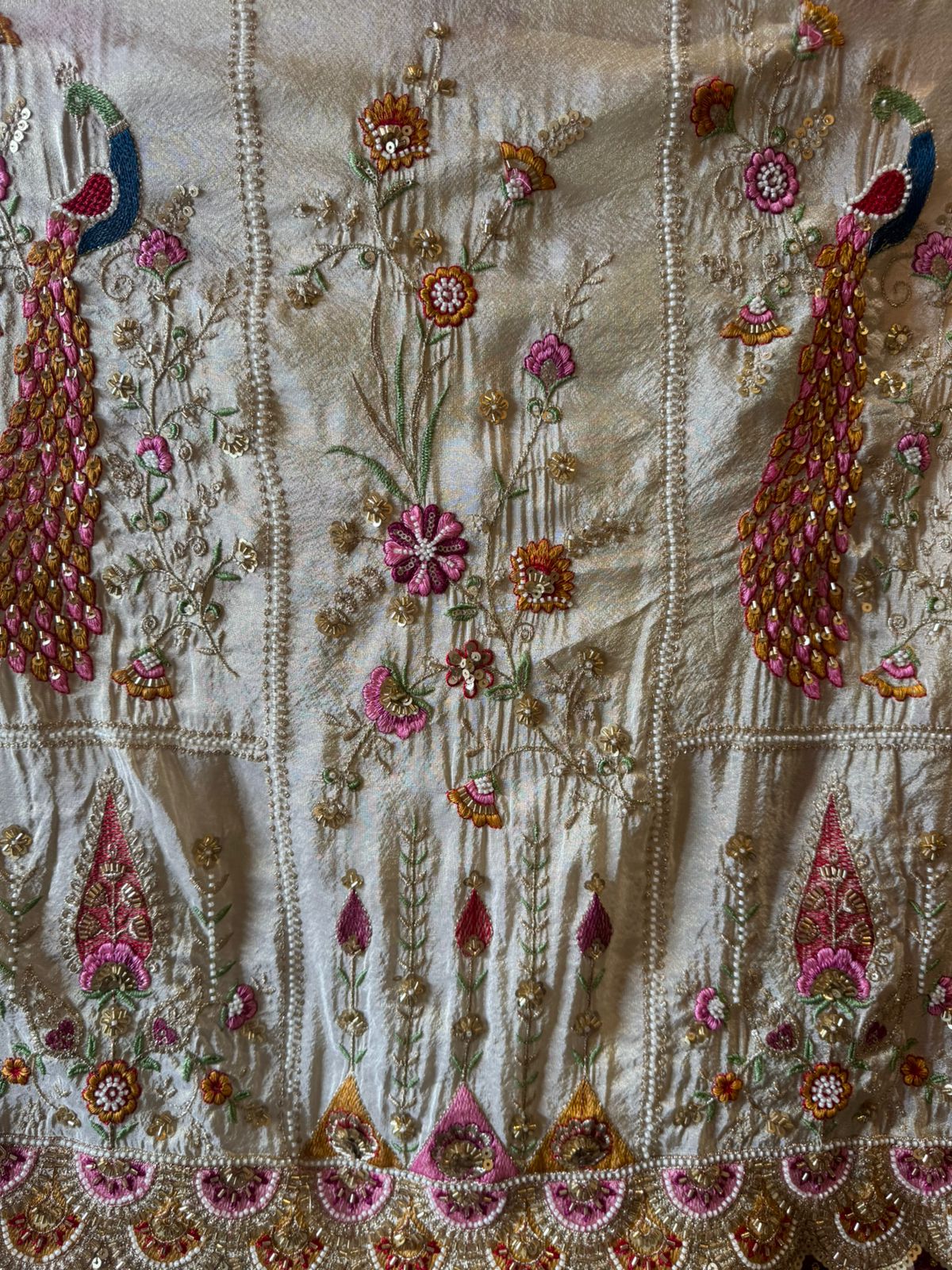 Shimmer tissue Unstitched Shirt