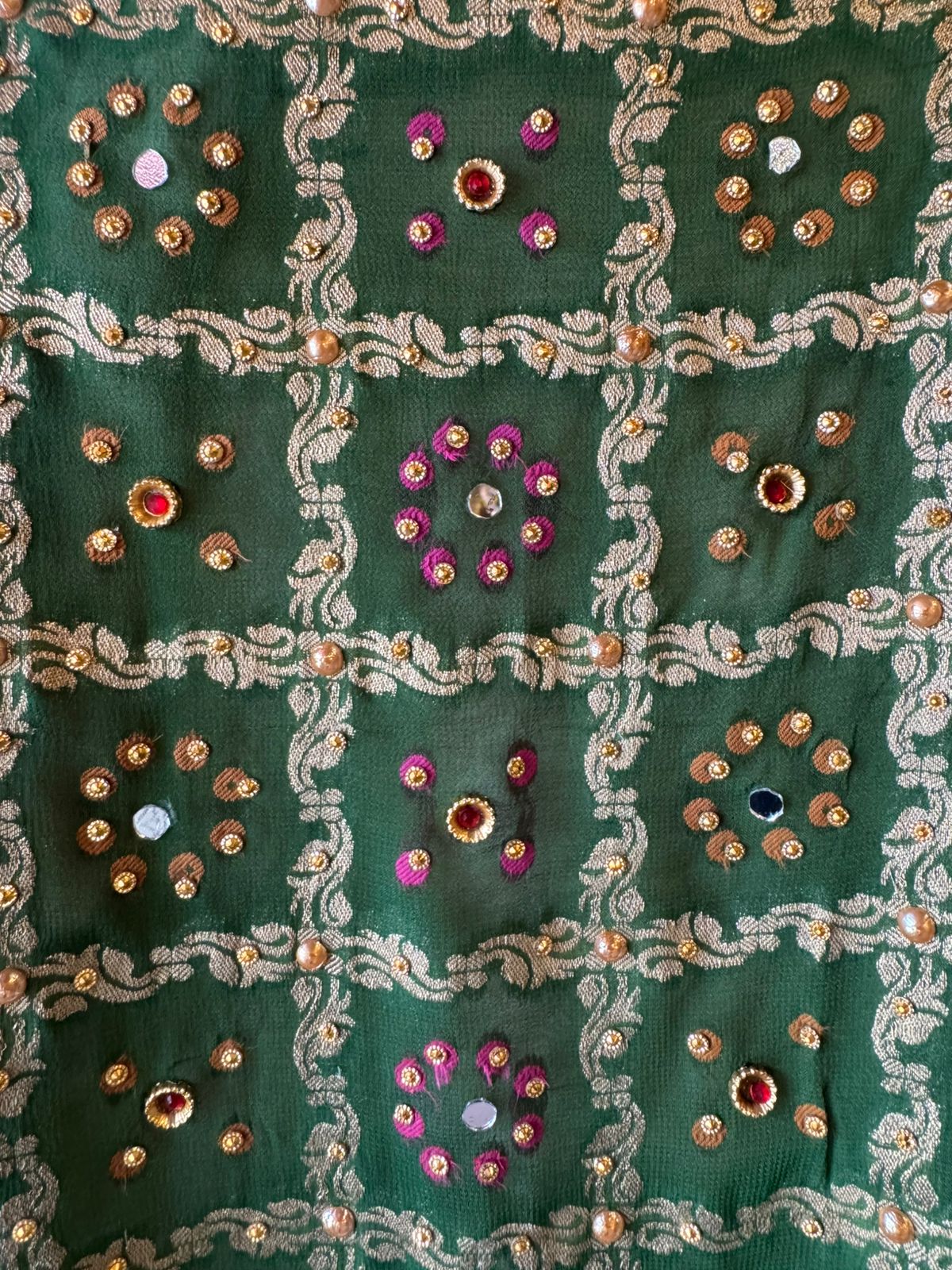 Shimmer tissue Unstitched Shirt