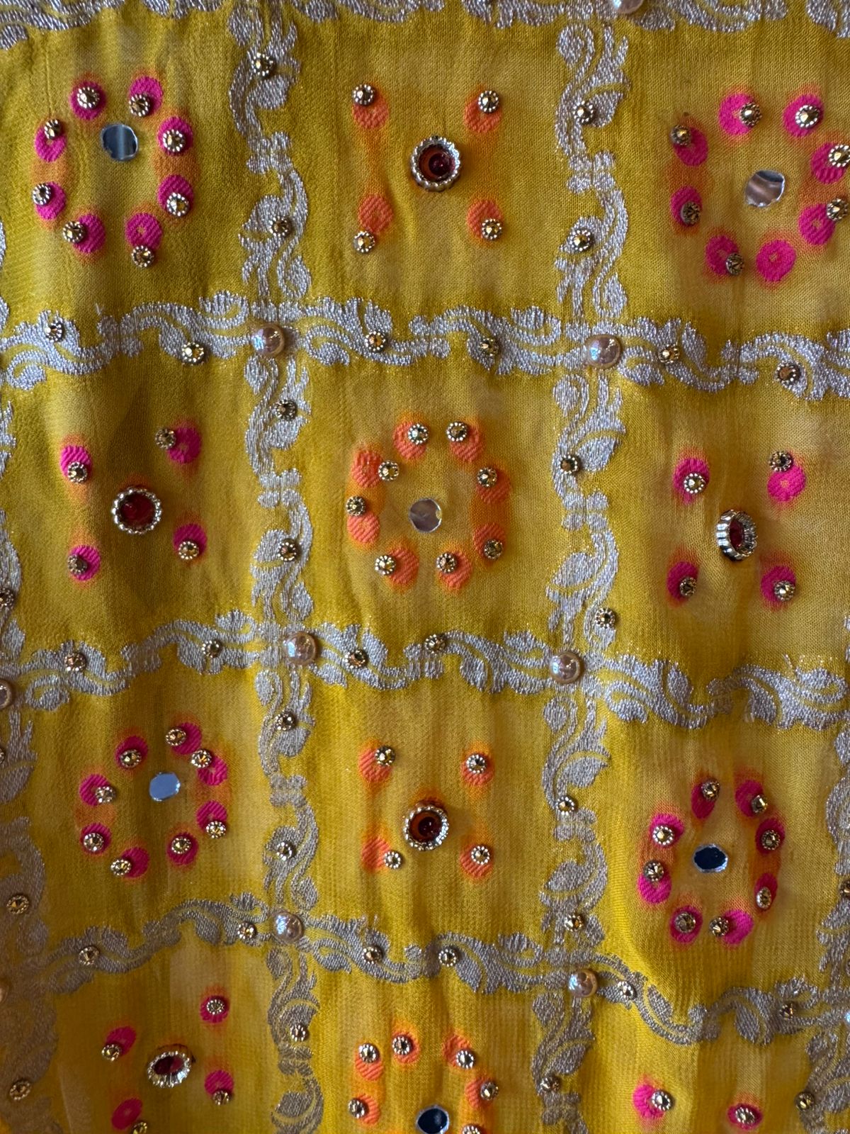 Shimmer tissue Unstitched Shirt