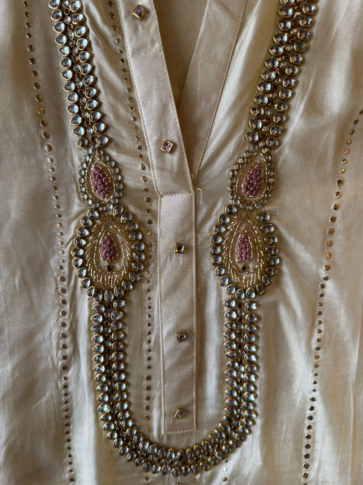 Russian silk Unstitched Shirt