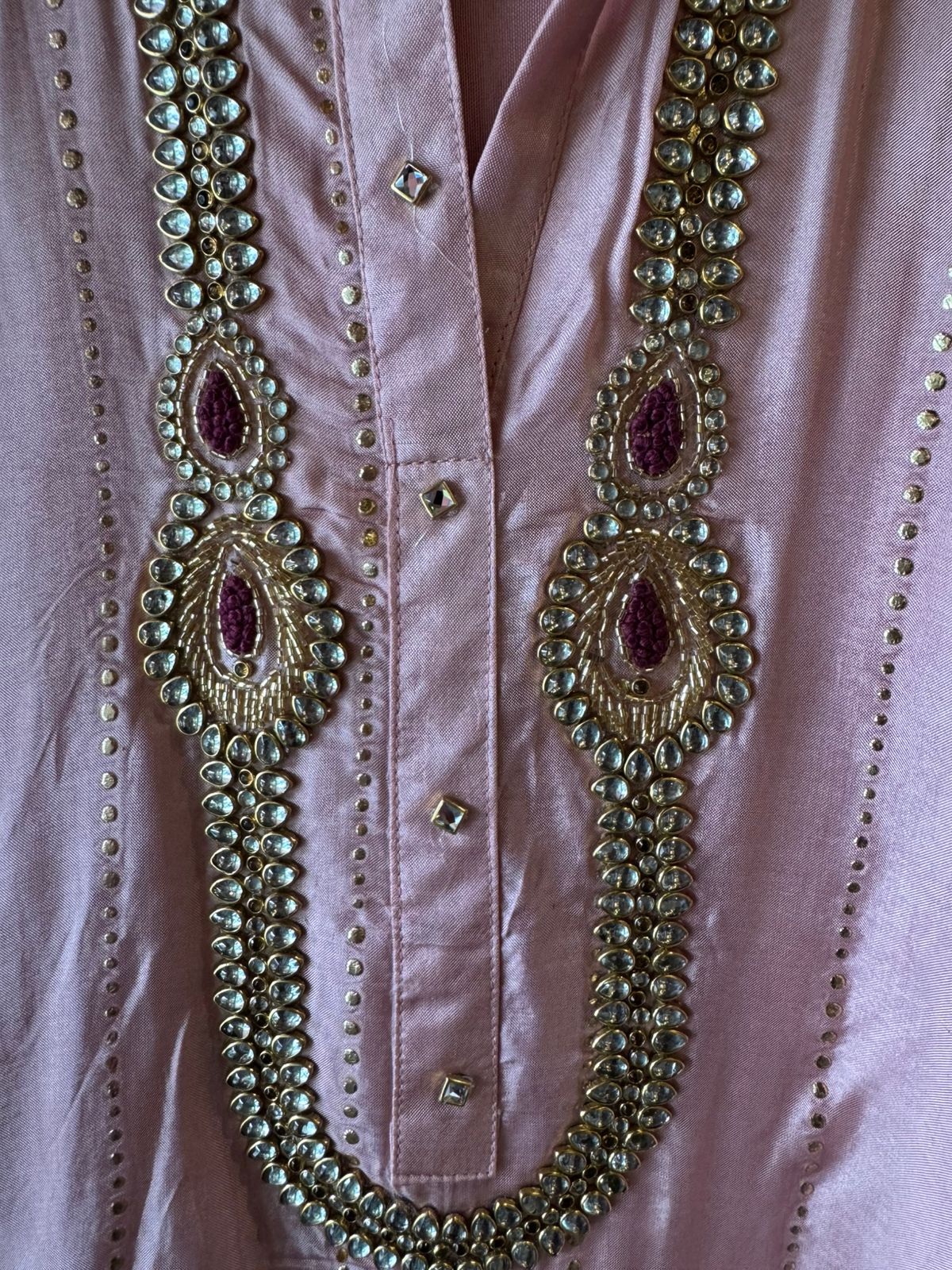 Russian silk Unstitched Shirt