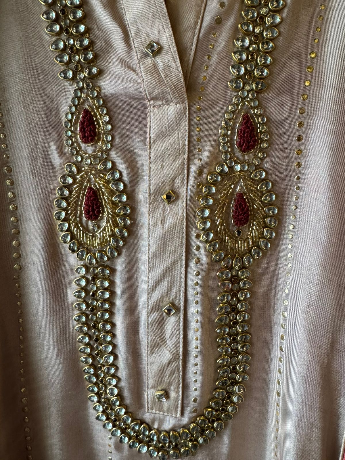 Russian silk Unstitched Shirt