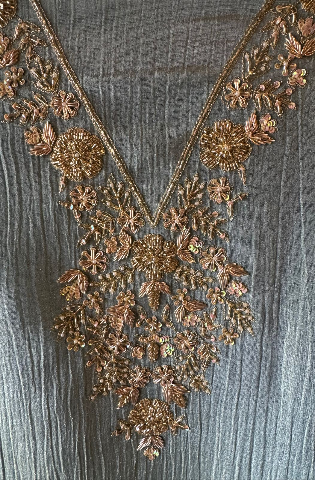 Crushed tissue shimmer Shirt