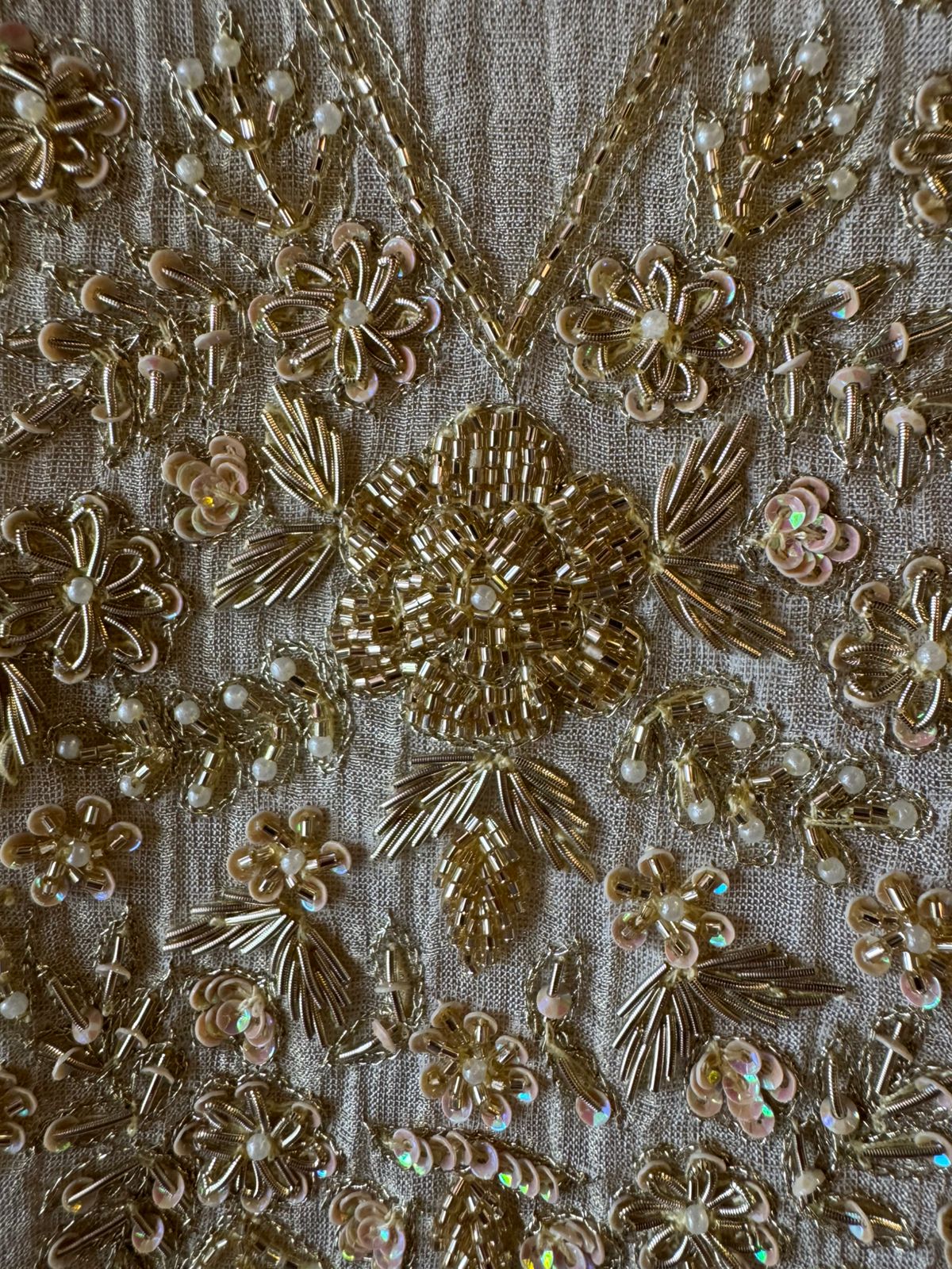 Crushed tissue shimmer Shirt