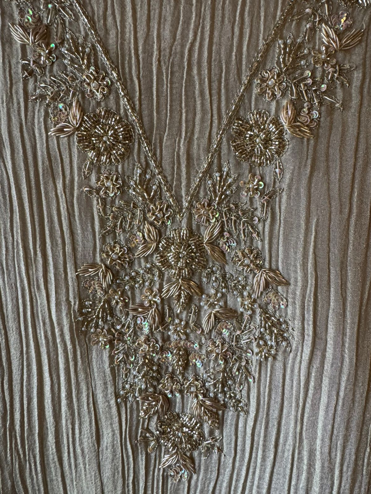 Crushed tissue shimmer Shirt