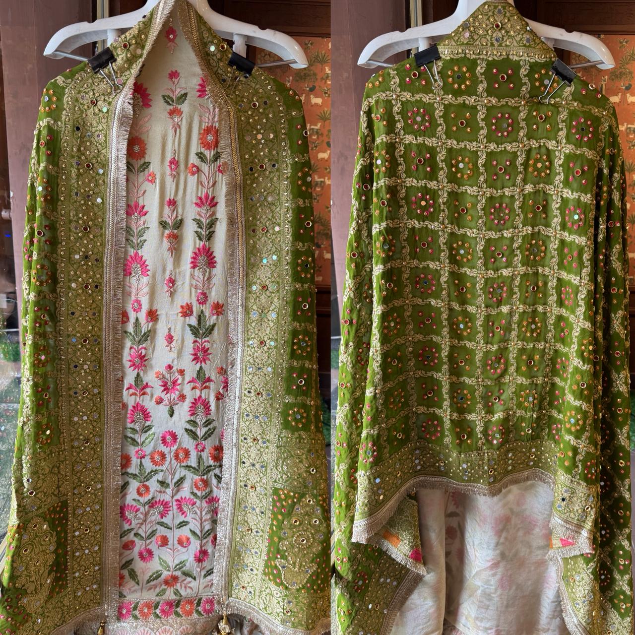 Shimmer tissue Unstitched Shirt