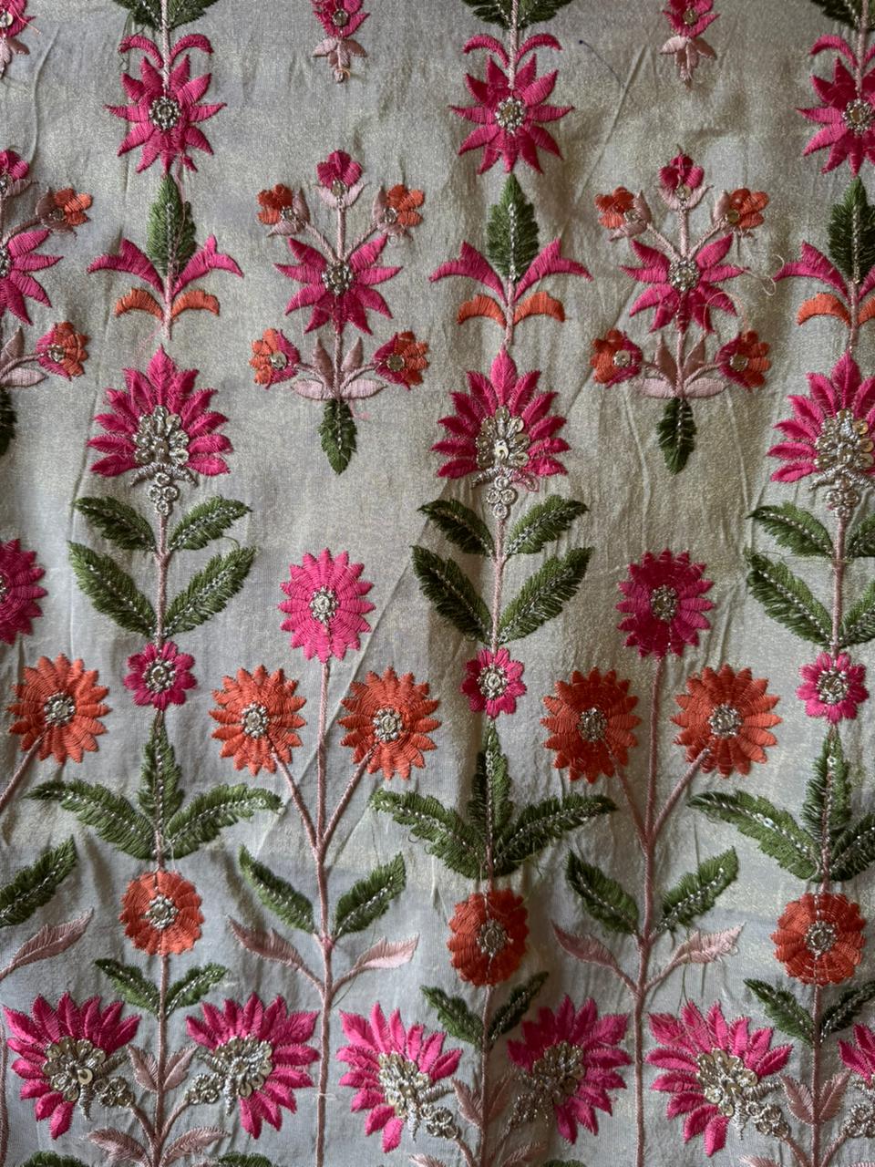 Shimmer tissue Unstitched Shirt