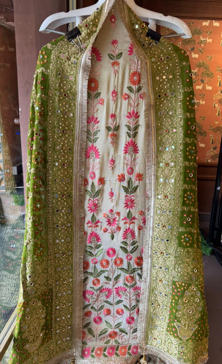 Shimmer tissue Unstitched Shirt