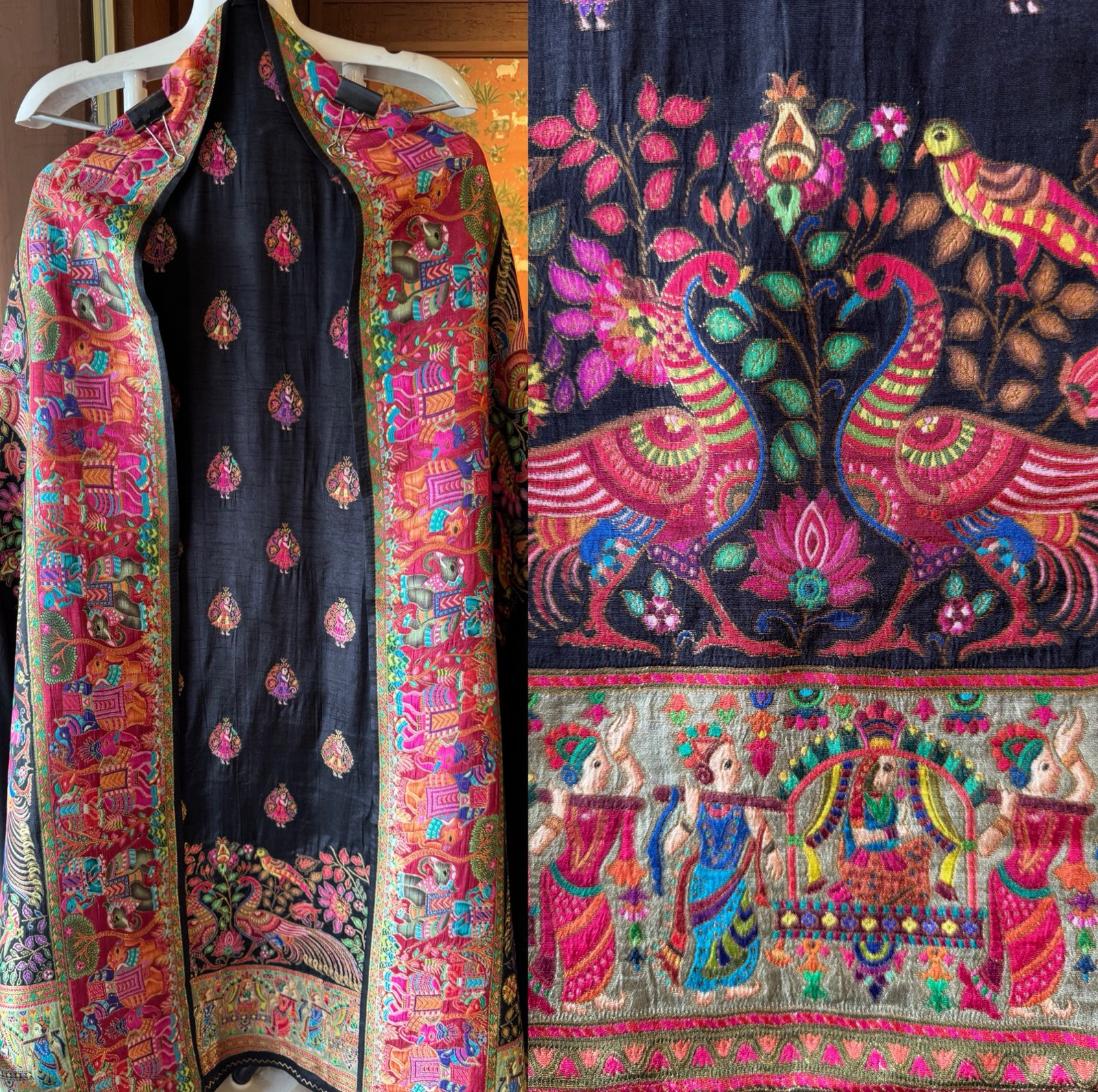 Soft Silk Unstitched shirt