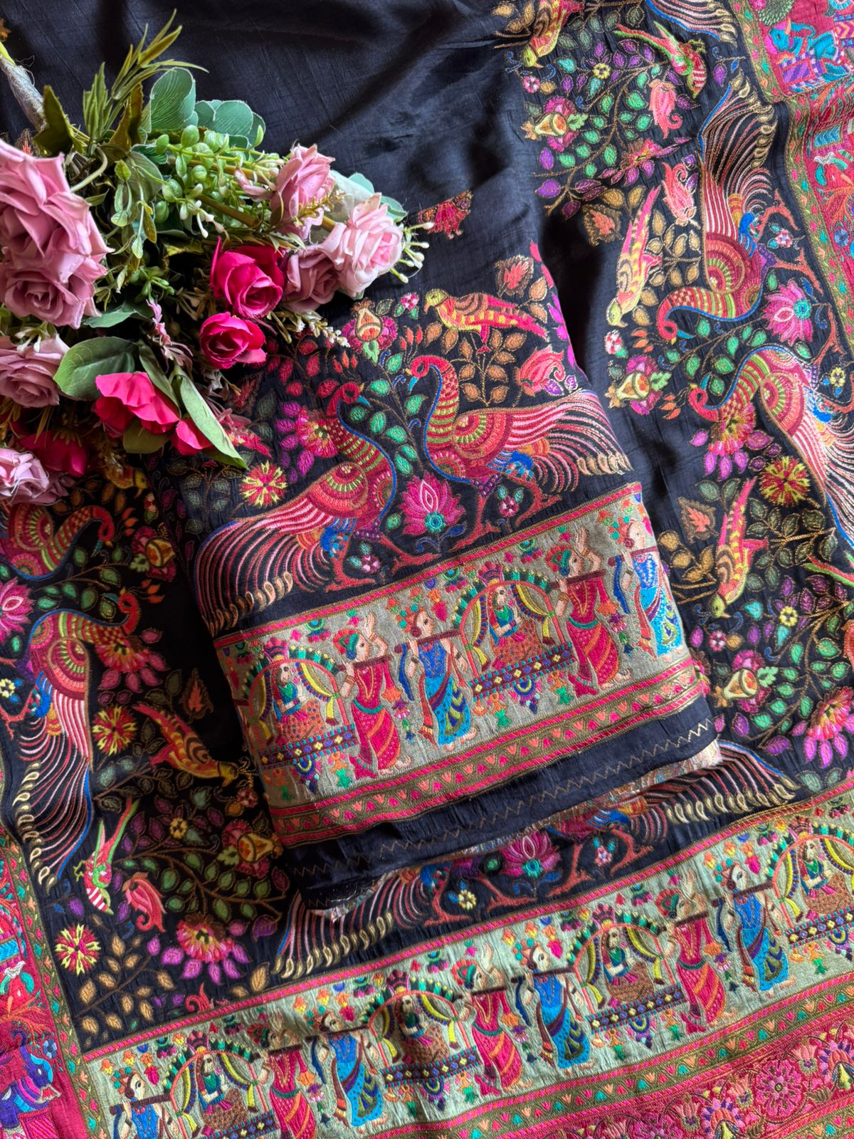 Soft Silk Unstitched shirt