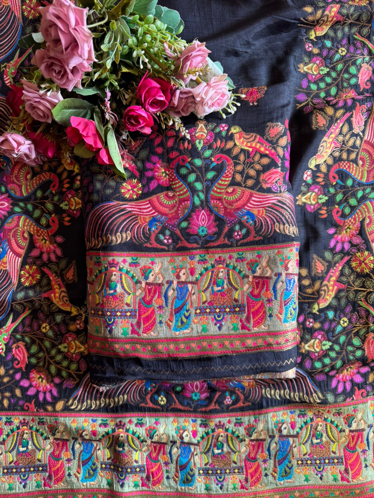 Soft Silk Unstitched shirt