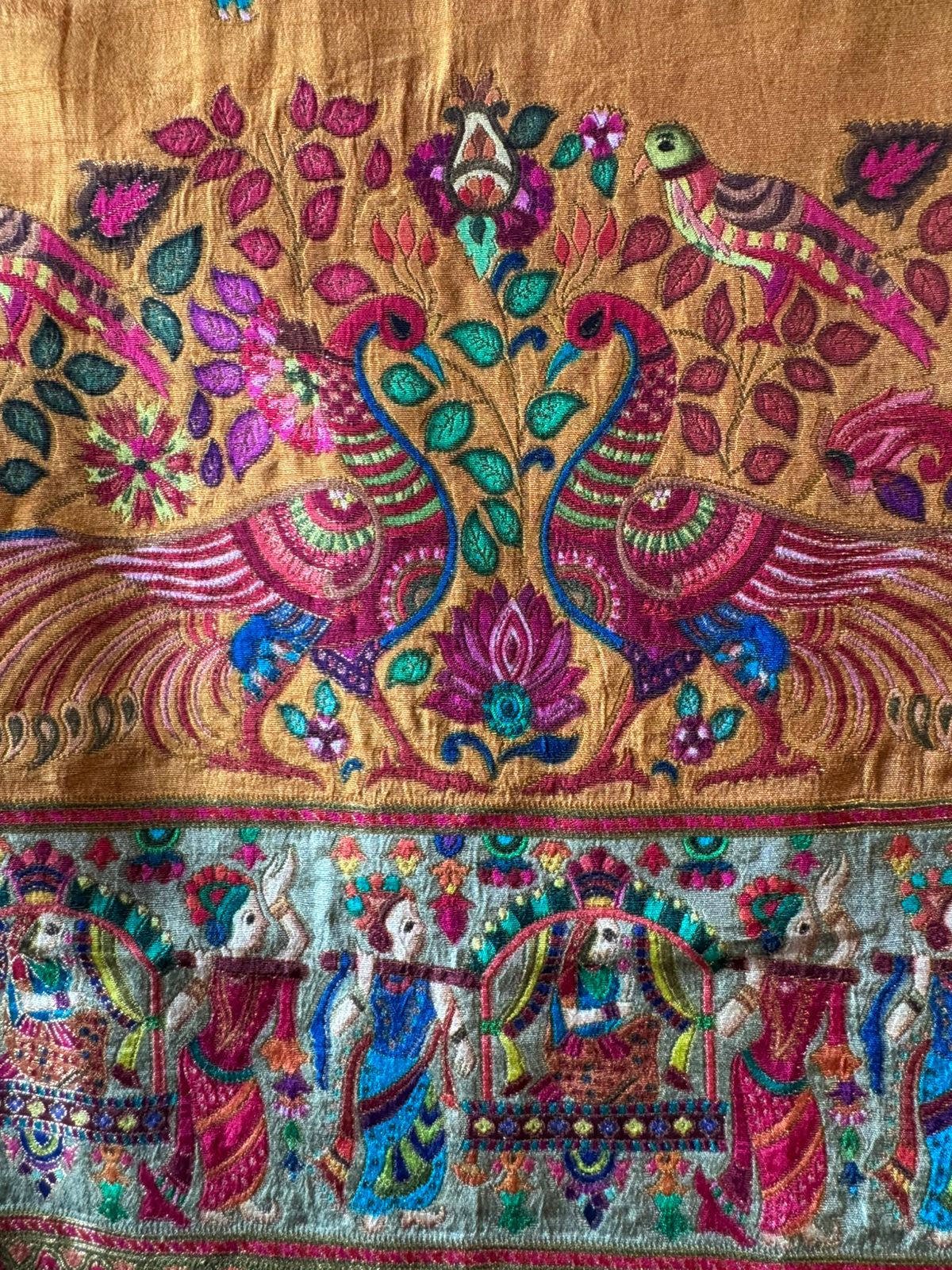 Soft Silk Unstitched shirt