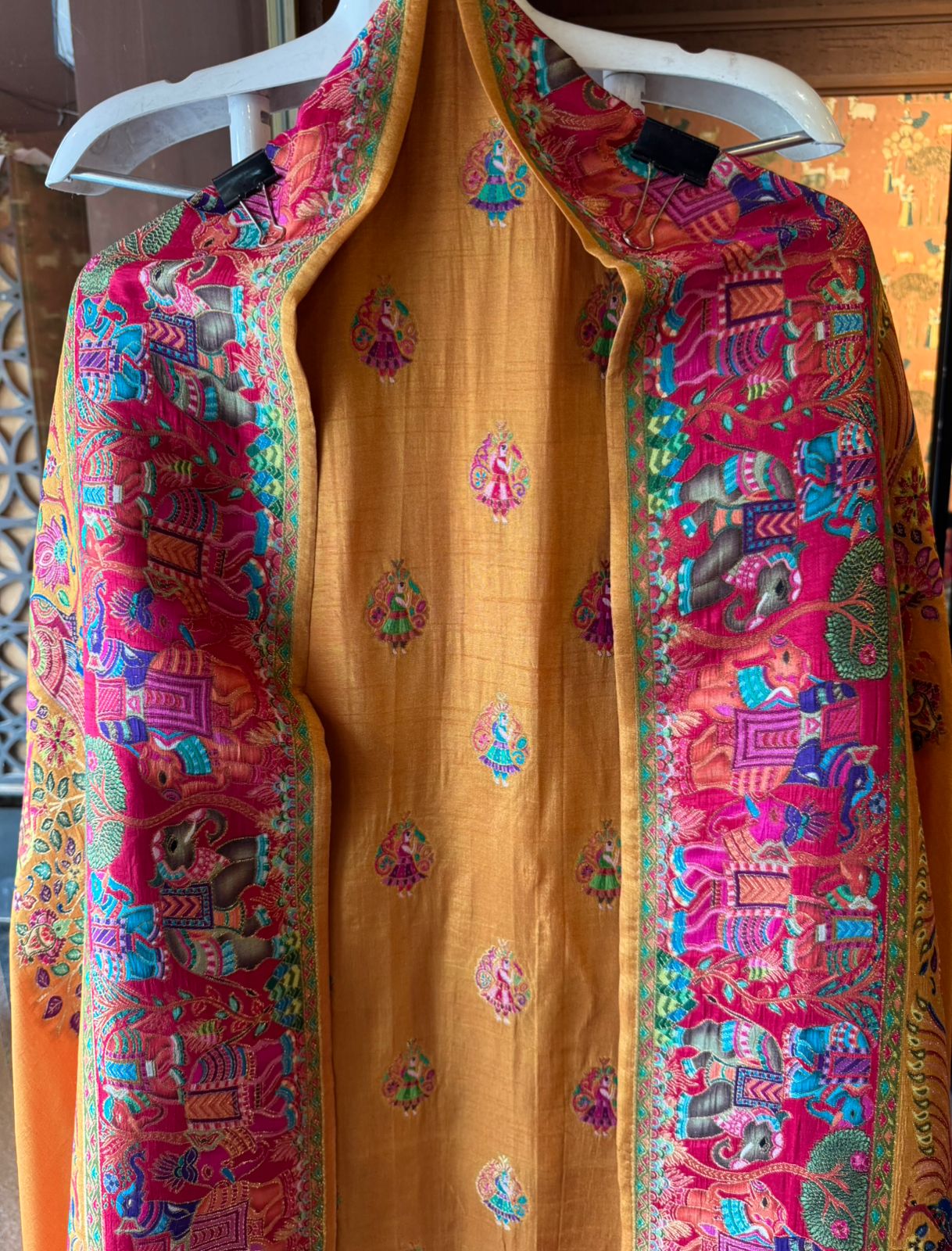 Soft Silk Unstitched shirt