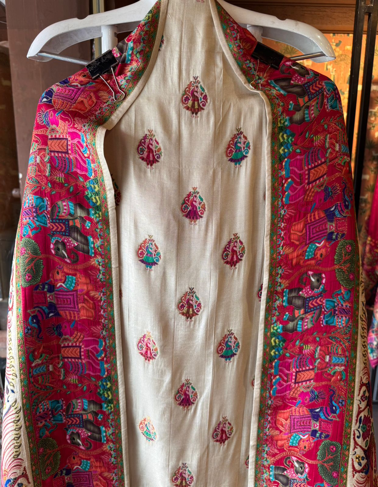 Soft Silk Unstitched shirt