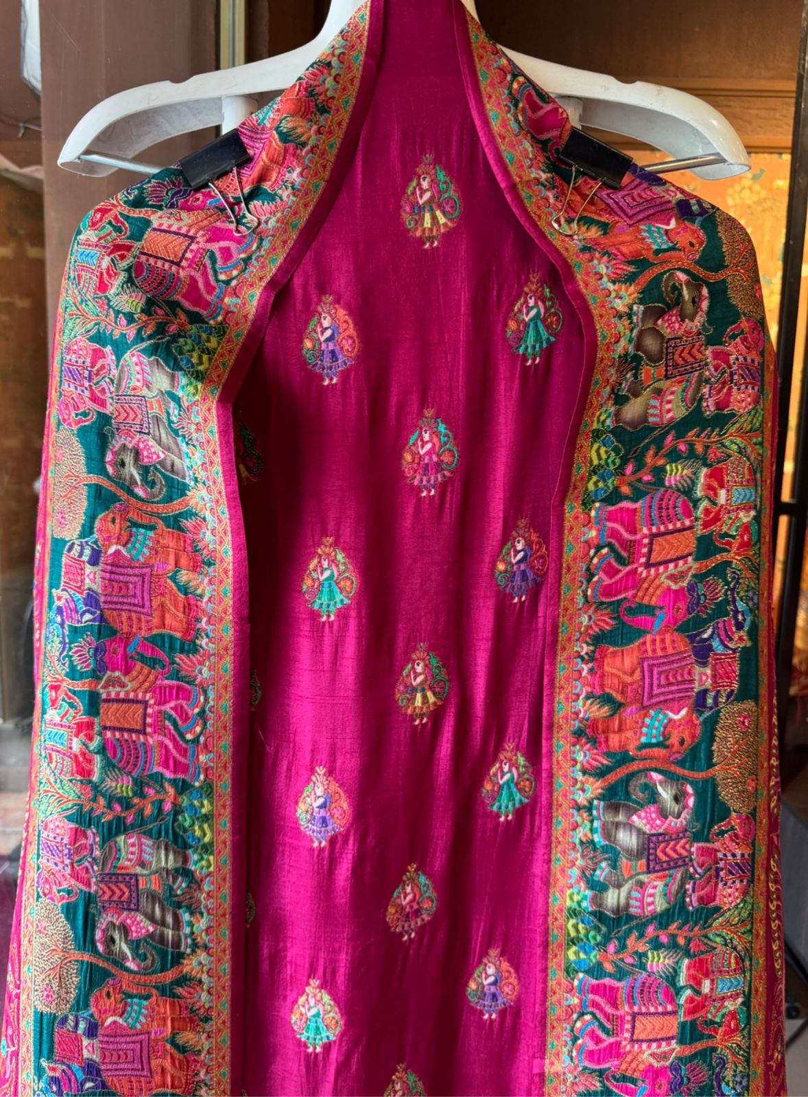 Soft Silk Unstitched shirt