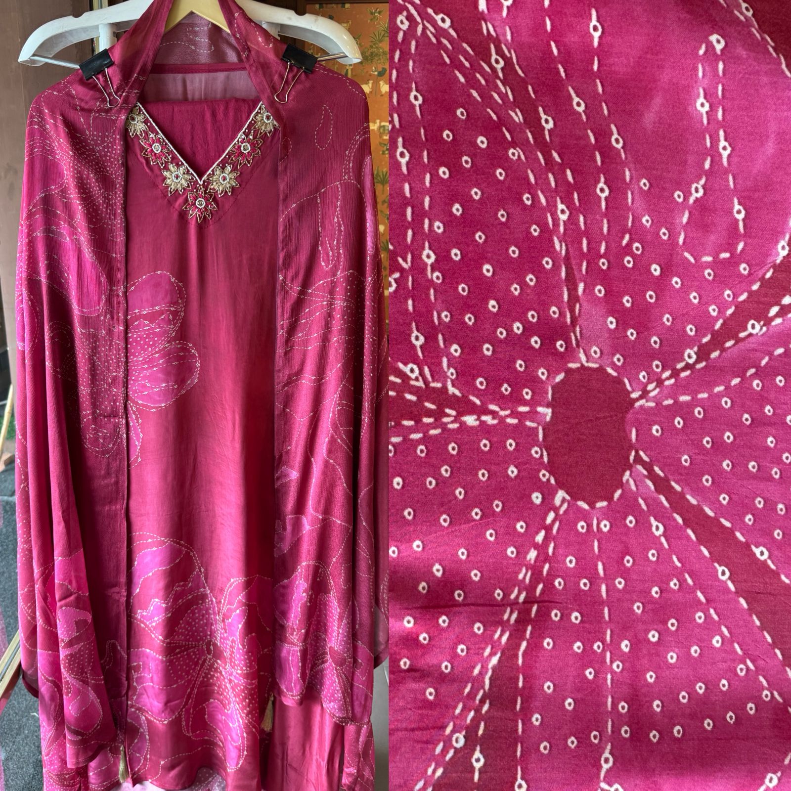 Pure Crepe Digital printed Shirt