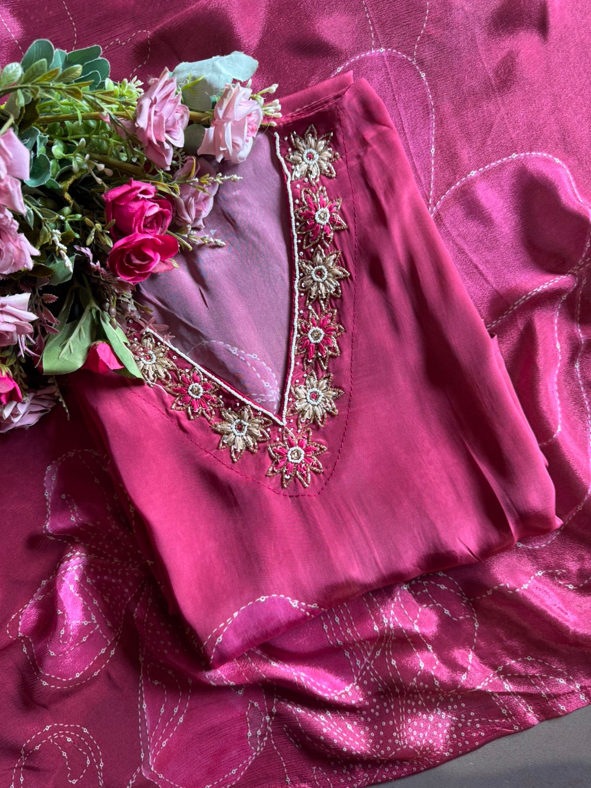 Pure Crepe Digital printed Shirt