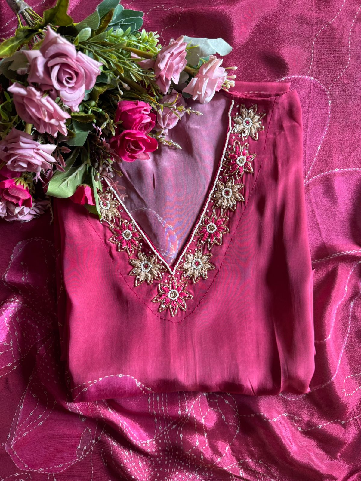 Pure Crepe Digital printed Shirt