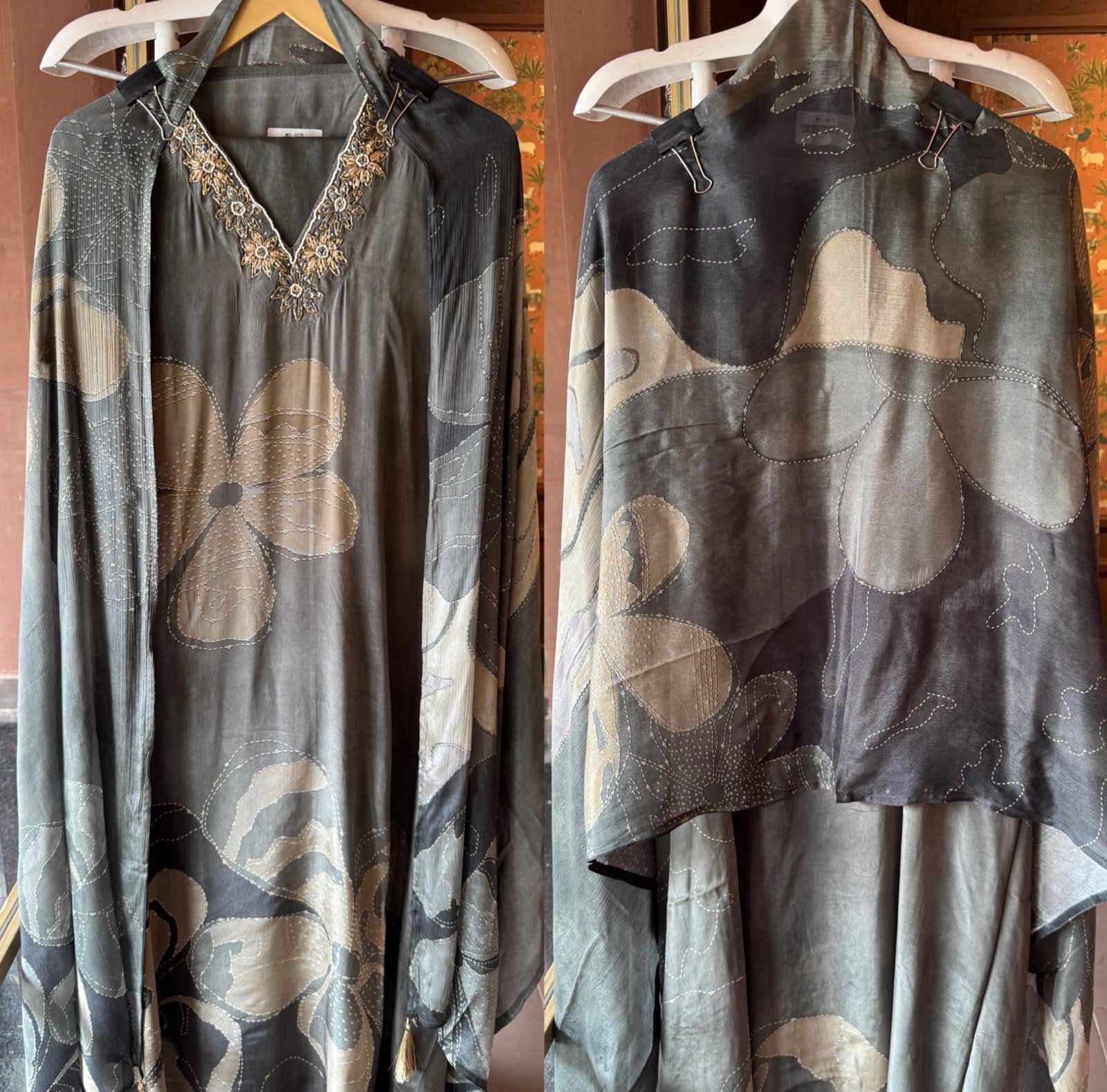 Pure Crepe Digital printed Shirt