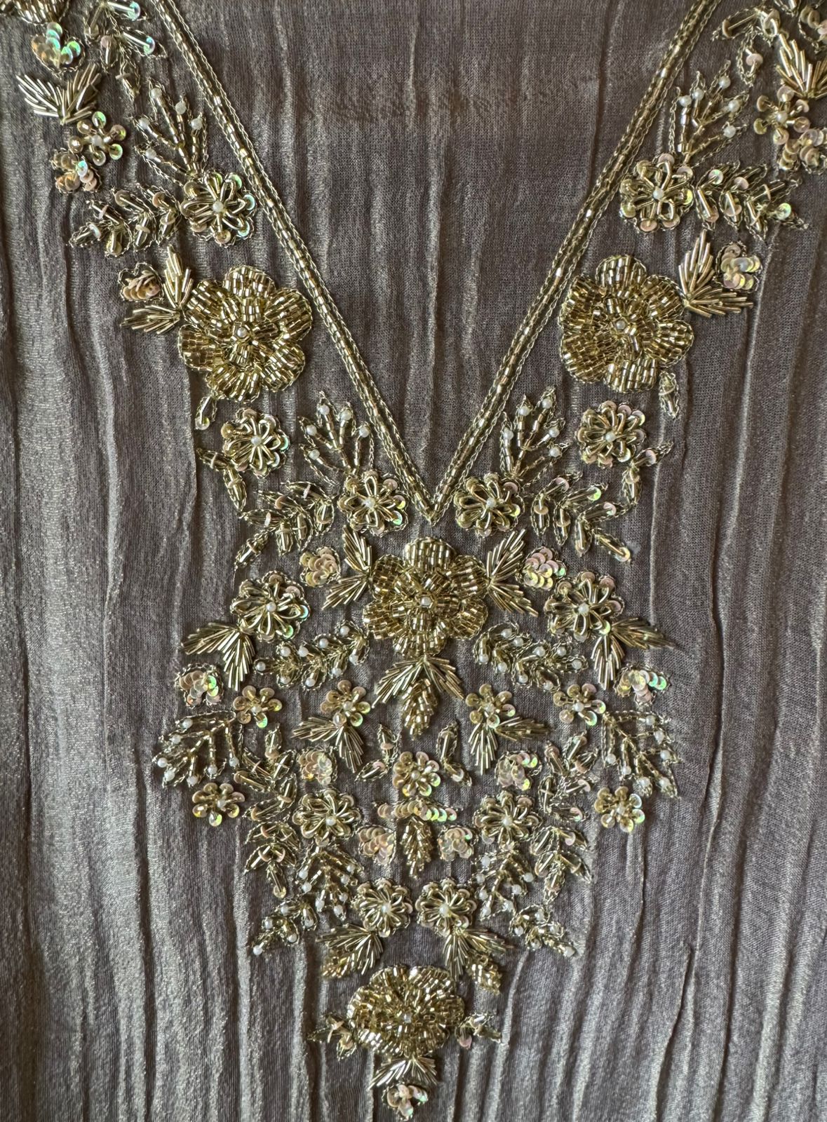 Crushed tissue shimmer Shirt