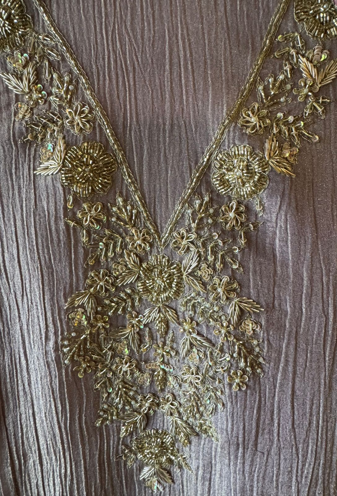 Crushed tissue shimmer Shirt